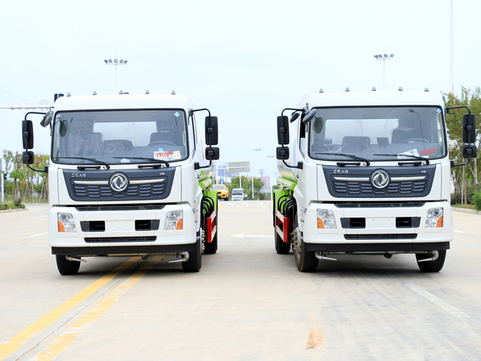 國六東風天錦15方灑水車